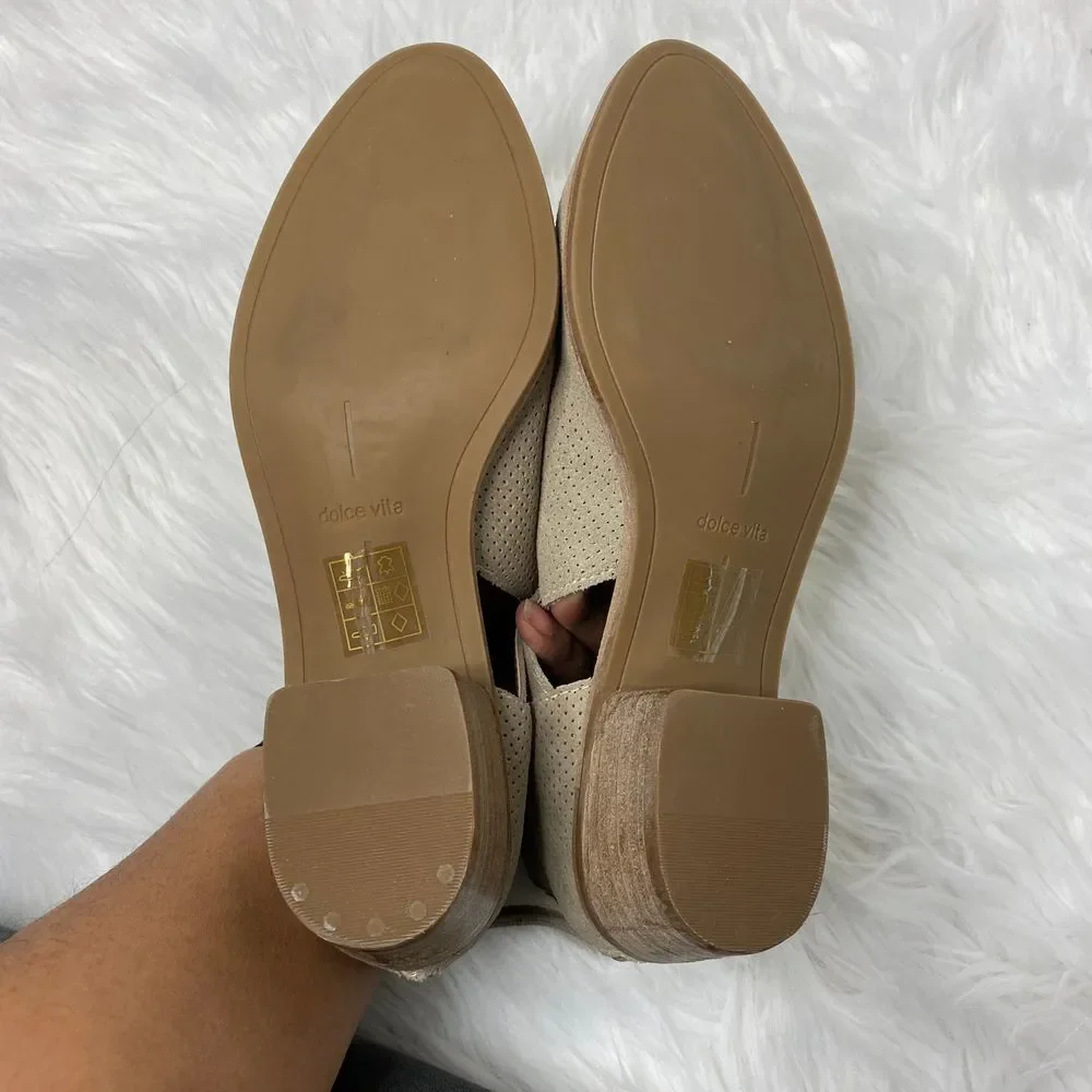 Dolce Vita Cream Tan Strappy Ankle Boots Size 8‎ - Picture 5 of 7